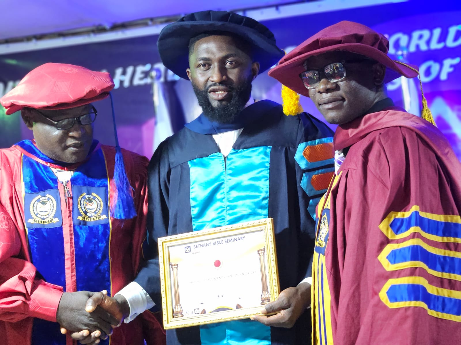 Honourary Doctorate Dr Harding